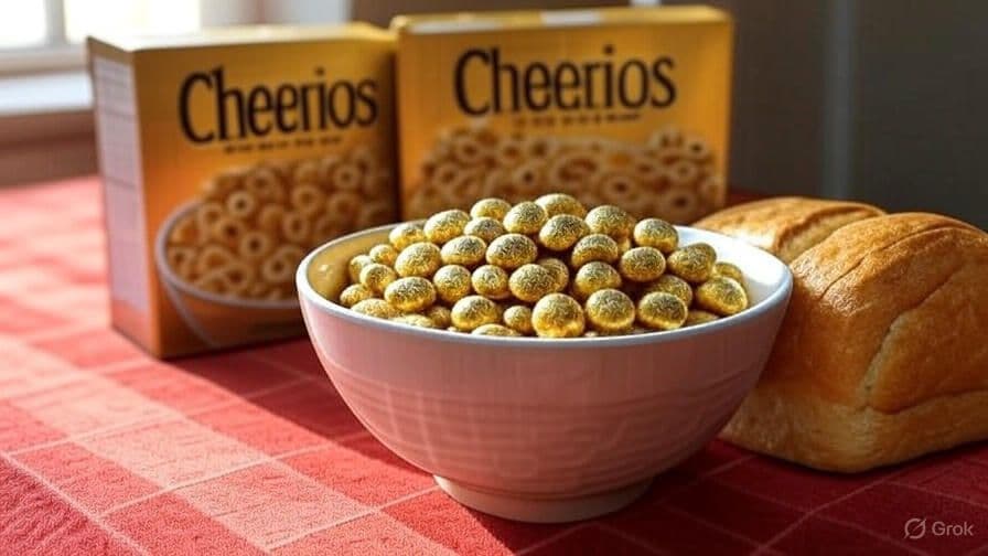 25% levy could tack on $0.50–$2 per box of cereal or loaf of bread. Image of gold cereal